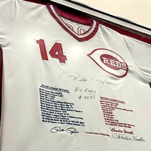 Signed Pete Rose Jersey