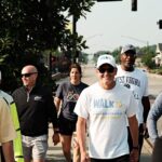 Beacon Othopedic doctors, patients, and staff join for the walk 30 - Walk30™ is a physician-backed movement to enable post-operative patients, their families and communities to enjoy the benefits of just thirty minutes of light exercise a day.