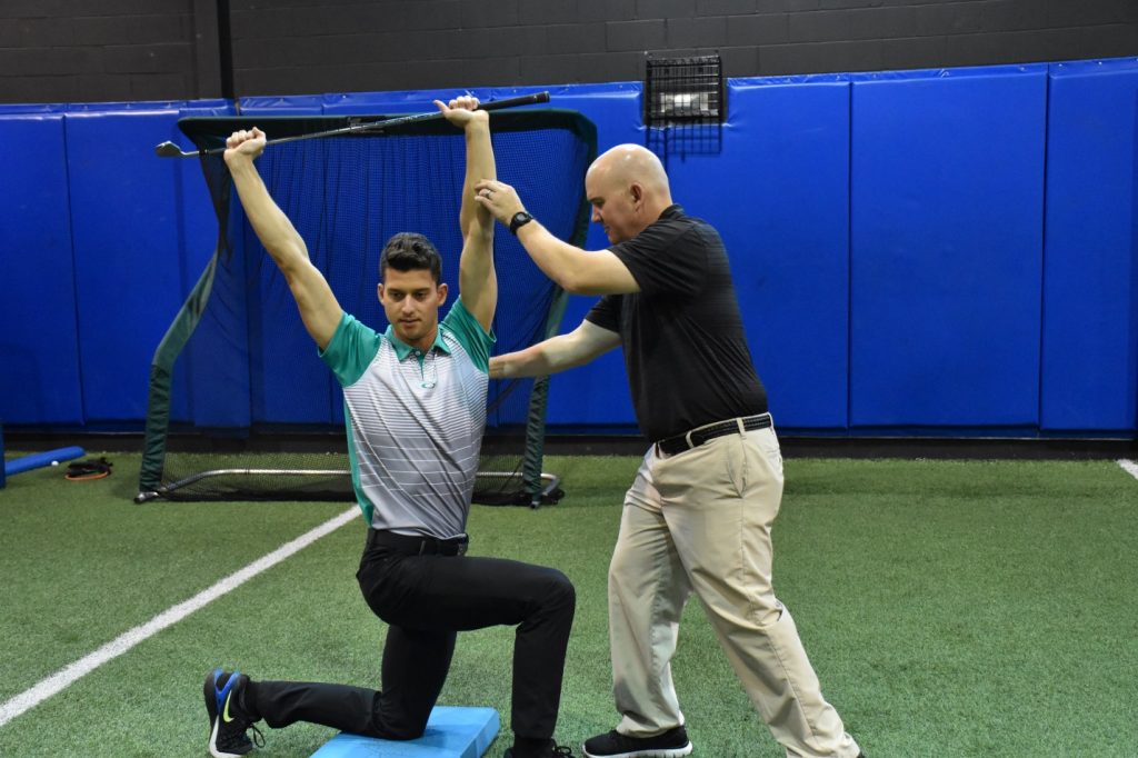 Golfer PT Stretching